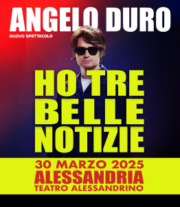 ANGELO DURO - HO TRE BELLE NOTIZIE