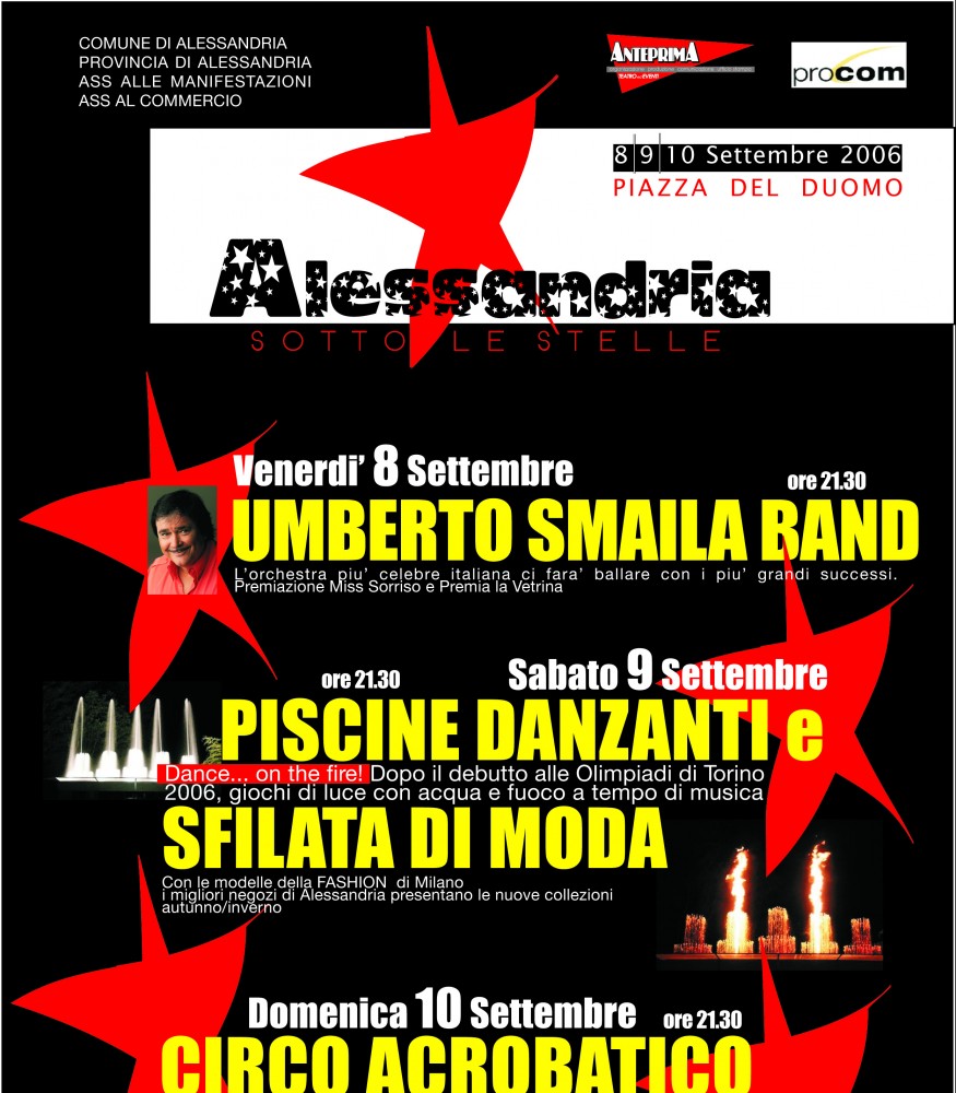 ALESSANDRIA SOTTO LE STELLE